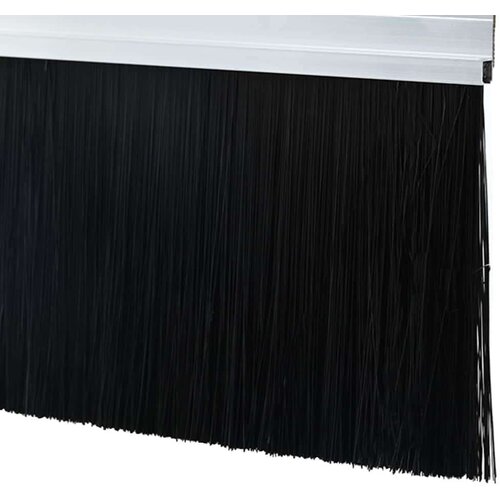  Držač četke za vrata 2 pcs Srebrno 100 cm Aluminijski legura Slike