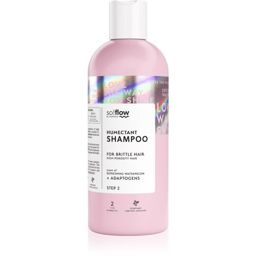 SoFlow High Porosity &amp;scaron;ampon za lomljive in izčrpane lase 400 ml Slike