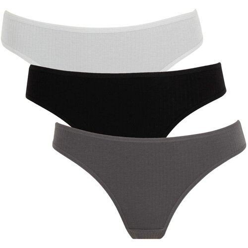 Defacto 3 piece Ribana Brazilian Panties Set Slike