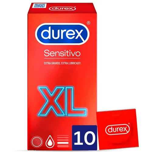 Durex Čutilni kondomi xl 10 enot, (21079246)