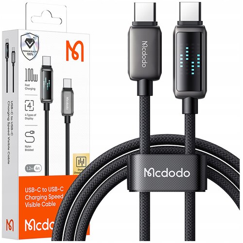 McDodo USB-C HITRI POLNILNI KABEL ZA SAMSUNG JABOLKO USB TIPA C 100W 1M VODIL, (21980579) Cene