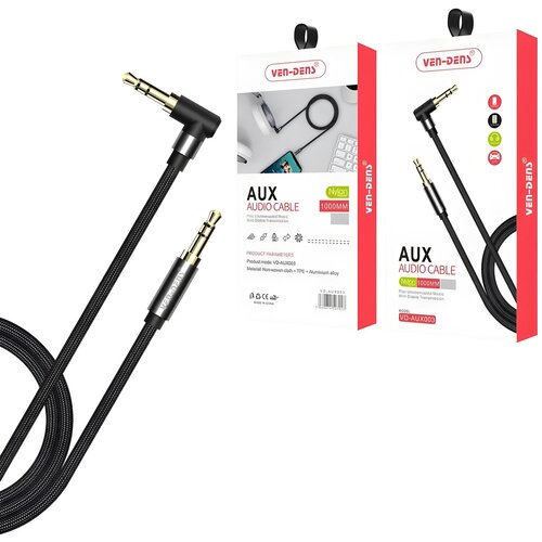  Nylon Aux Audio Kabel Model VD - AUX003 - Crna KP34181 Cijene