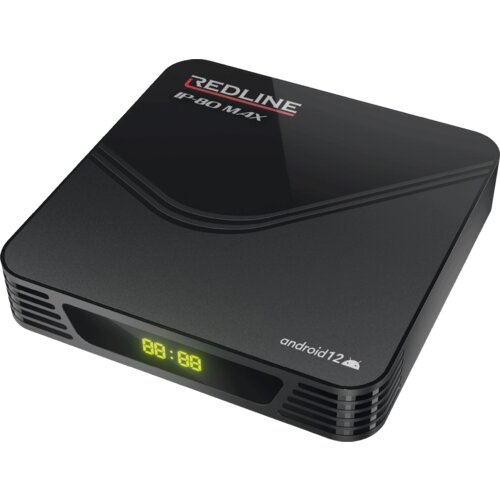 Redline Prijemnik IPTV@Android, 4K, 4 / 32 GB, USB, WiFi - IP-80 Max, Crni Cijene