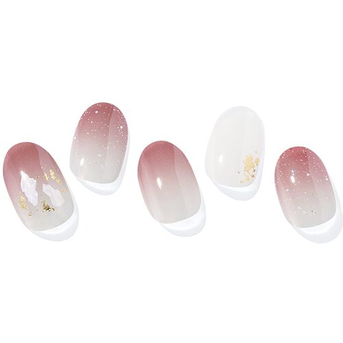 OHORA Semi Cured Gel Nail Strips N Marsala Mood Naljepnice za nokte nijansa ND-064 1 kom Slike
