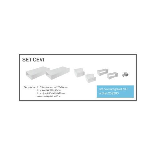 Siccabo INTEGRALE EVO - SET CEVI 259280 Cene