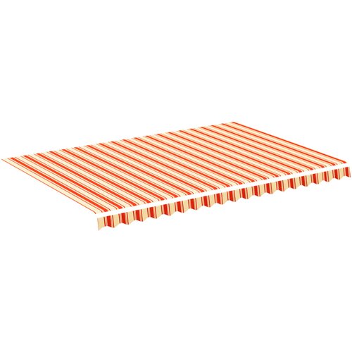 VidaXL Nadomestno blago za tendo rumeno in oranžno 4,5x3 m, (20610688) Slike