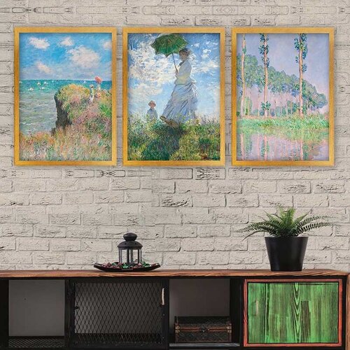 Wallity Set uramljenih slika 3AC_UN547252, 3 Dela Cene