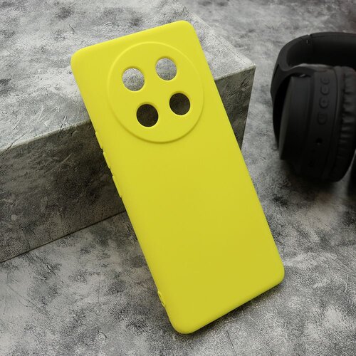Maska VELVET TOUCH za Honor Magic 7 Lite/ žuta Slike