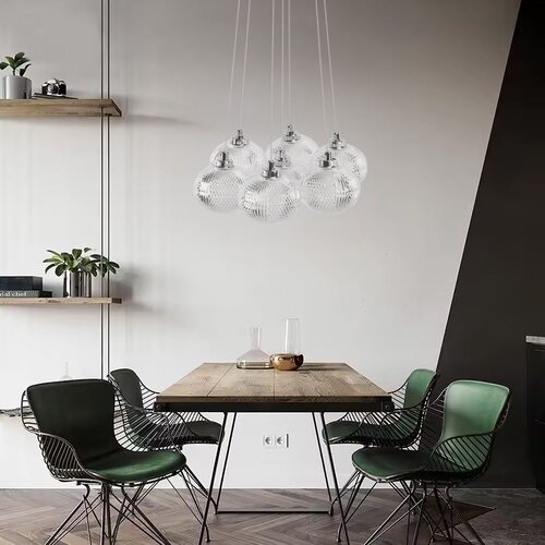 Toolight Viseća Lampa MS021-7CP Chrome Slike