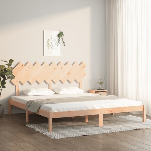  The Living Store Posteljni okvir 180x200 cm trden les - Posteljni Okvir, (21448948) Slike