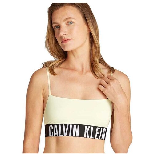 Calvin Klein svetložuti logo grudnjak Cene