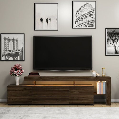 Hanah home tv polica beliz walnut Cene