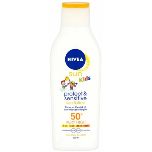 Nivea Sun Kids dječje mlijeko za sunčanje SPF 50+ 200 ml