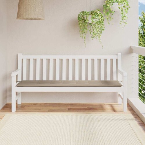  Jastuk za vrtnu klupu smeđesivi 180x50x4 cm tkanina Oxford Cijene