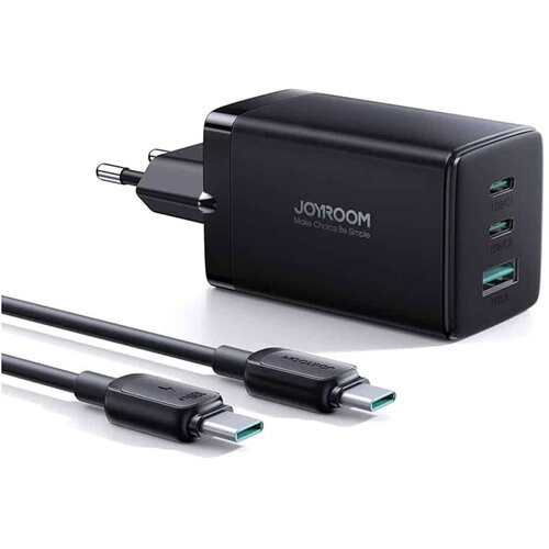Joyroom - Zidni punjač (TCG01) - 2 x Type-C- USB brzo punjenje 65 W s kabelom Type-C na Type-C 100 W 120 cm - crni Cijene