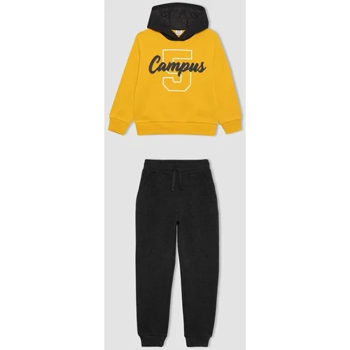 Defacto Boy Hooded Sweatshirt Sweatpants 2 Piece Set