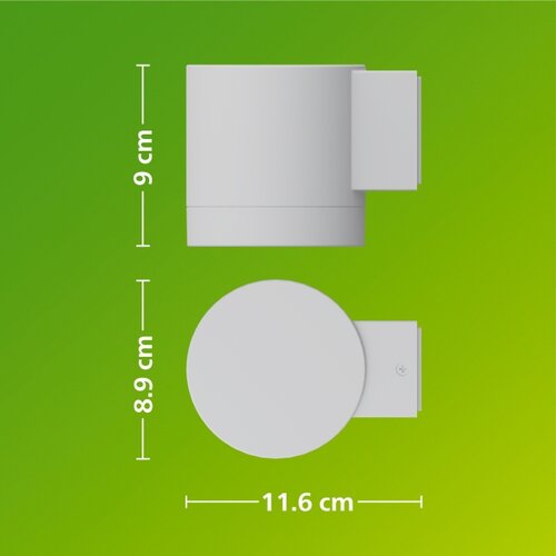 Philips Spolja&amp;scaron;nje zidno svetlo FYLX 1xGU10/5W/230V belo IP44 Slike