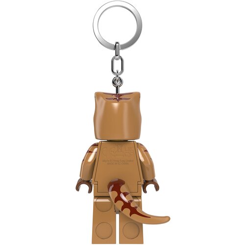 Lego Minifigure privezak za ključeve sa svetlom: Tip u kostimu ti-reksa Slike