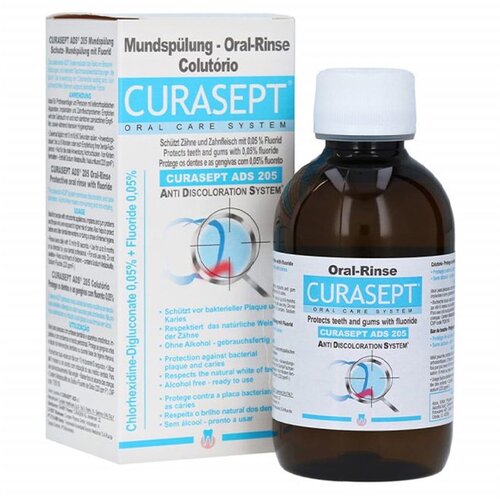 Curasept Tečnost za ispiranje usta 205 200ml + četkica za zube Slike