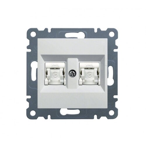HAGER utičnica kompjuterska 2xRJ45.CAT.6 UTP WL2160 Slike