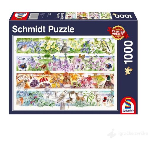  Schmidt Slagalica Godišnja doba 1000pcs Cene