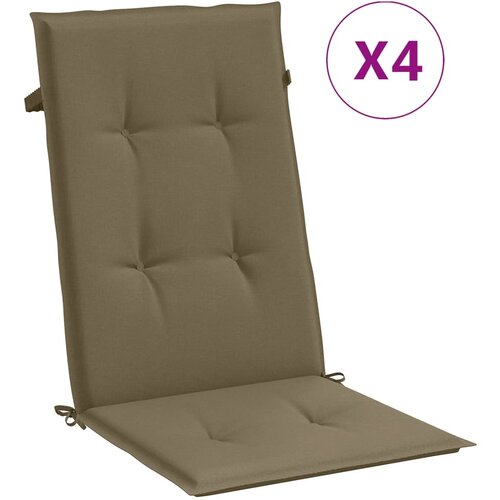 vidaXL Blazina za stol 4 kosi melanž taupe 120x50x4 cm blago, (21167761) Cene