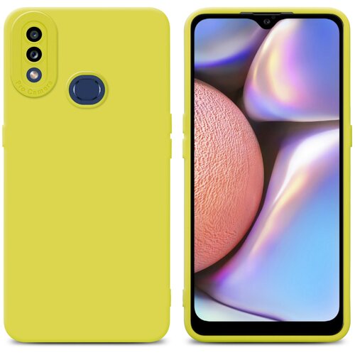  Ohišje, združljiv s Samsungom v tekoči rumeni barvi - zaščitni pokrov iz fleksibilnega silikona TPU, (20603560) Cene
