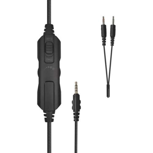 WHITESHARK Elephant GH-2540 gaming slu&amp;scaron;alice s mikrofonom, crvene Slike
