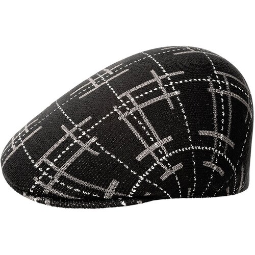 Kangol Klobuki BROKEN TARTAN 507 Črna Slike