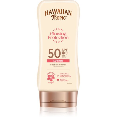 Hawaiian Tropic Glowing Protection Sunscreen Lotion mlijeko za sunčanje SPF 50 170 ml Slike