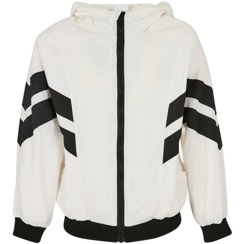 Urban Classics Kids girls' crinkle batwing jacket white/black Cene