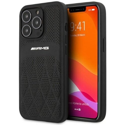 Mercedes-Benz USNJEN OVITEK AMG CURVED LINES ZA IPHONE 13 PRO 13 ČRN, (21897423) Cene