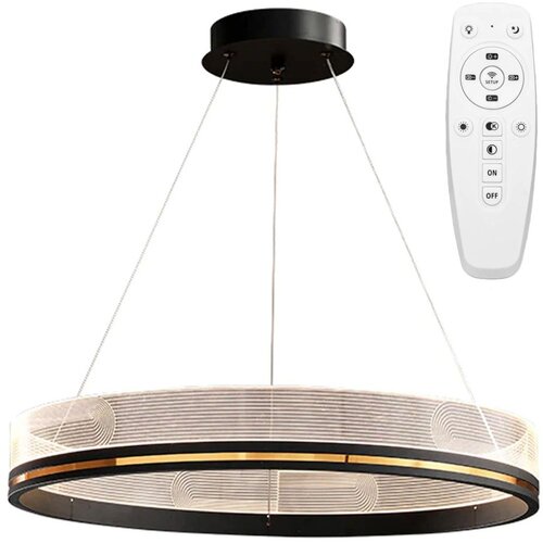 Toolight lampa viseća APP1192-CP black gold Slike