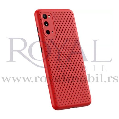  silikonska futrola soft anti slip za samsung A425 galaxy A42 crvena Slike