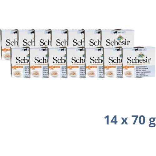 Schesir cat - tunjevina i orada u prirodnom sosu - 980 g Slike