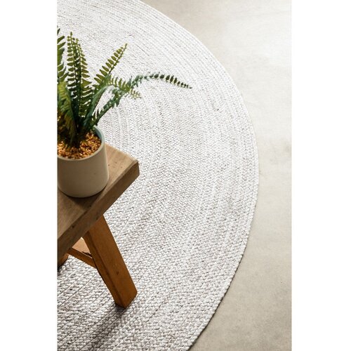 Hanse Home Bela obojestranska/ročno tkana okrogla preproga iz jute &amp;oslash; 140 cm Braided &amp;ndash; Slike