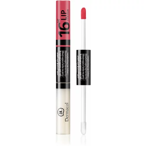Dermacol 16H Lip Colour dolgoobstojna dvofazna barva in sijaj za ustnice odtenek 16 4.8 g