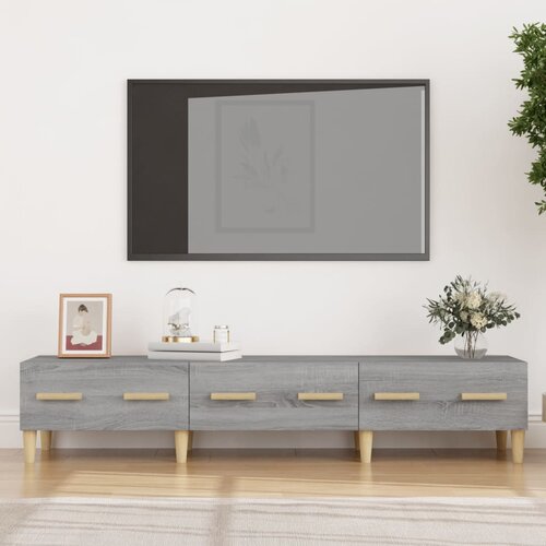 The Living Store TV omarica siva sonoma 150x34,5x30 cm konstruiran les - TV Omarica, (21375918) Cene