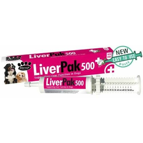 Gel Meruve LiverPak 500 Gel za podršku funkciji jetre kod pasa 60 ml Slike