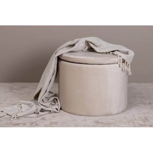 Venture Home puf s prostorom za pohranu Dunken (art. 15563-880) ⌀51 cm, bež Slike