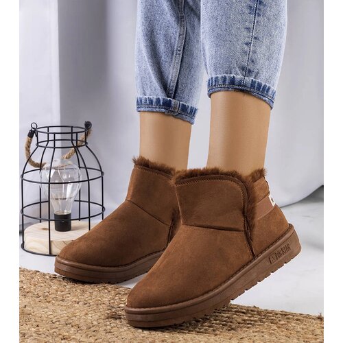 Big Star Brown snow boots with fur Cene