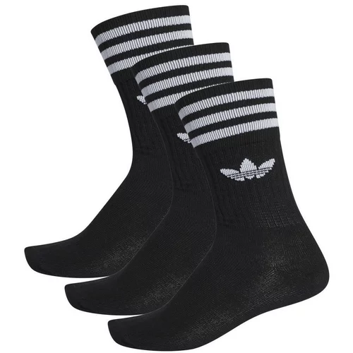 Adidas Nogavice Solid crew sock Črna