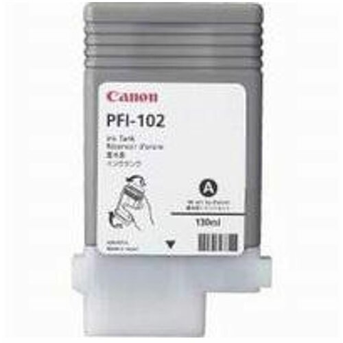 Canon PFI-102BK black, za IPF 500/510/600/605/610/700/710 130ml ketridž Slike