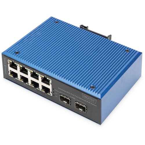 Digitus Industrial 8+2 port Fast Ethernet PoE switch Cene