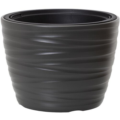 Prosperplast saksija Maze plitka - siva 405U / 37&times;28 cm Cene