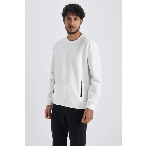 Defacto Modern Fit Crew Neck Sweatshirt