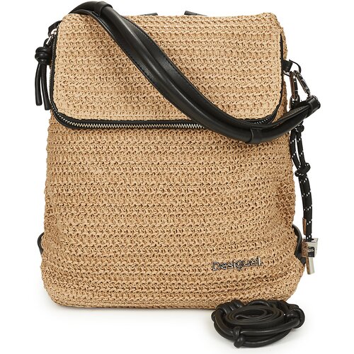 Desigual HALF LOGO RAFFIA HAMPTON Bež Cijene
