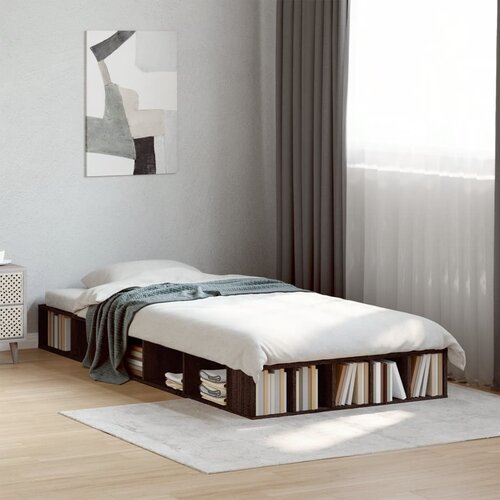 Furnova Posteljni okvir rjav hrast 75x190 cm inženirski les, (21935144) Slike