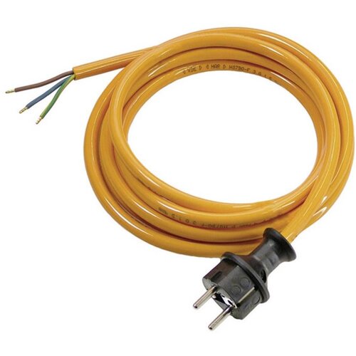 As-schwabe Priključni kabel [ varnostni vtič - kabel\, odprti konec] Orange 5 m 70919, (20414314) Cene