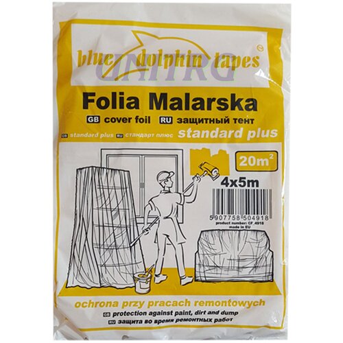 BD Folija pokrivna 4 m x 5 m Standard Plus 12-1-02-EN Cijene
